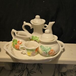 Floral Ceramic Tea Set